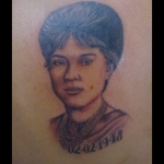 Retrato da mãe tattoo